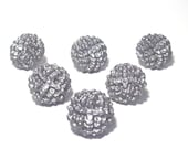 Silver Flower Push Pins - Decorative Cork Board Thumbatcks