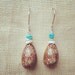 Big Island Cowry & Puka Shell Earrings w/ Turquoise
