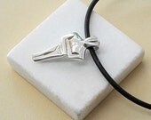 Unisex Necklace Silver Cycladic Figurine Greece