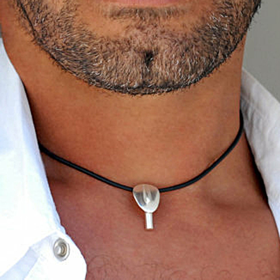 Unisex Necklace Silver Cycladic Figurine Greece Santorini