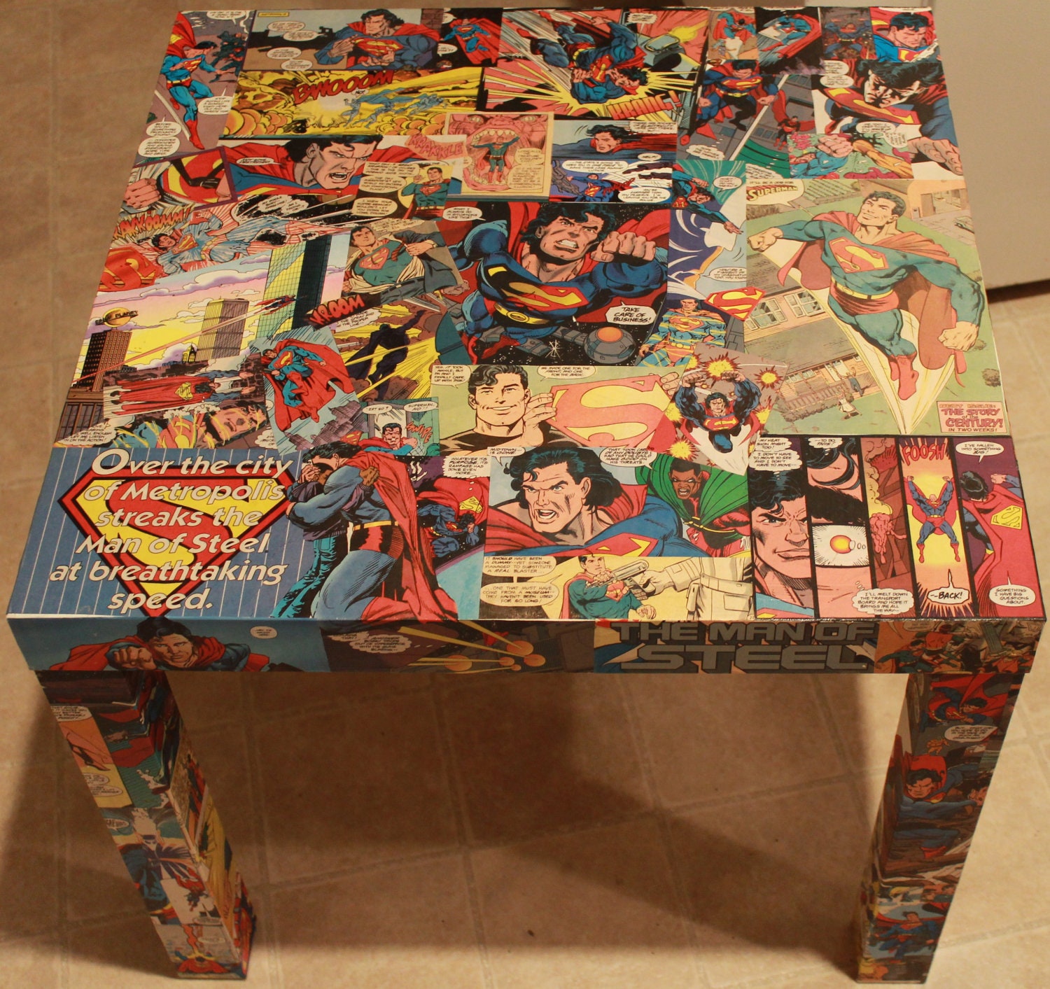 Superman Side Table