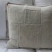 Vintage Grain Sack Pillow Patchwork