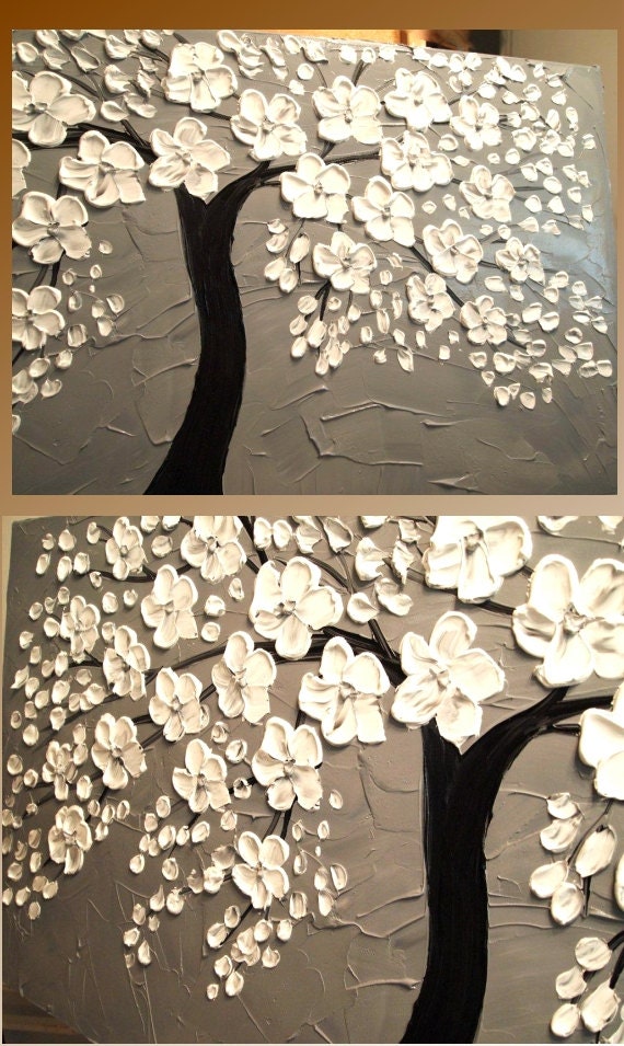XLarge gallery wrap canvas Original Contemporary oil/acrylic Impasto painting by Nicolette Vaughan Horner