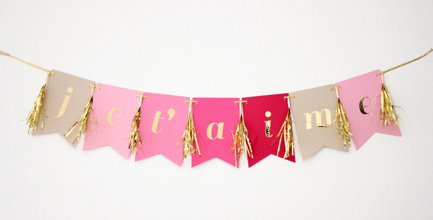 Je t'aime Banner