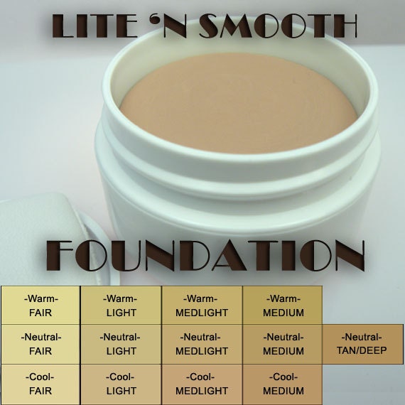 SAMPLES Choose 3 Light and Smooth Oil Free FOUNDATION, in warm, neutral, cool tones, Three 3g vials
