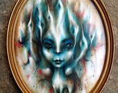 30% OFF - Original painitng " Spirit of the nature", acrylic on canvas, 30 x 40 cm