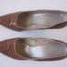 Jacqueline Designer Originals Leather Stilettos,  Vintage Women's Shoes Size 7, Vintage Leather Stilettos