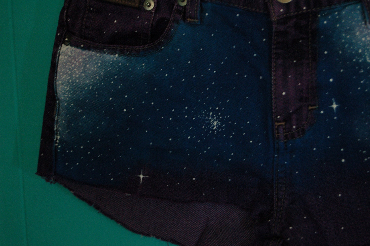 Purple Galaxy Shorts