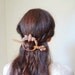 sakura blossom Geisha, chrystal Quartz hair pin barrette shawl pin