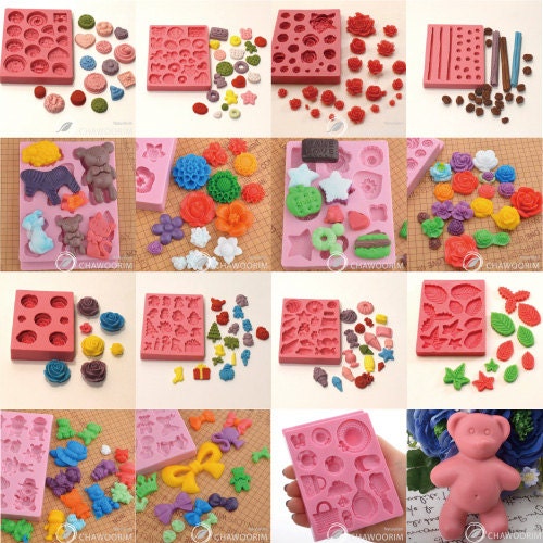 Cake Decorating Molds, Silicone Mold, Silicone Sugar craft Mold, Candy Mold, Soap Molds