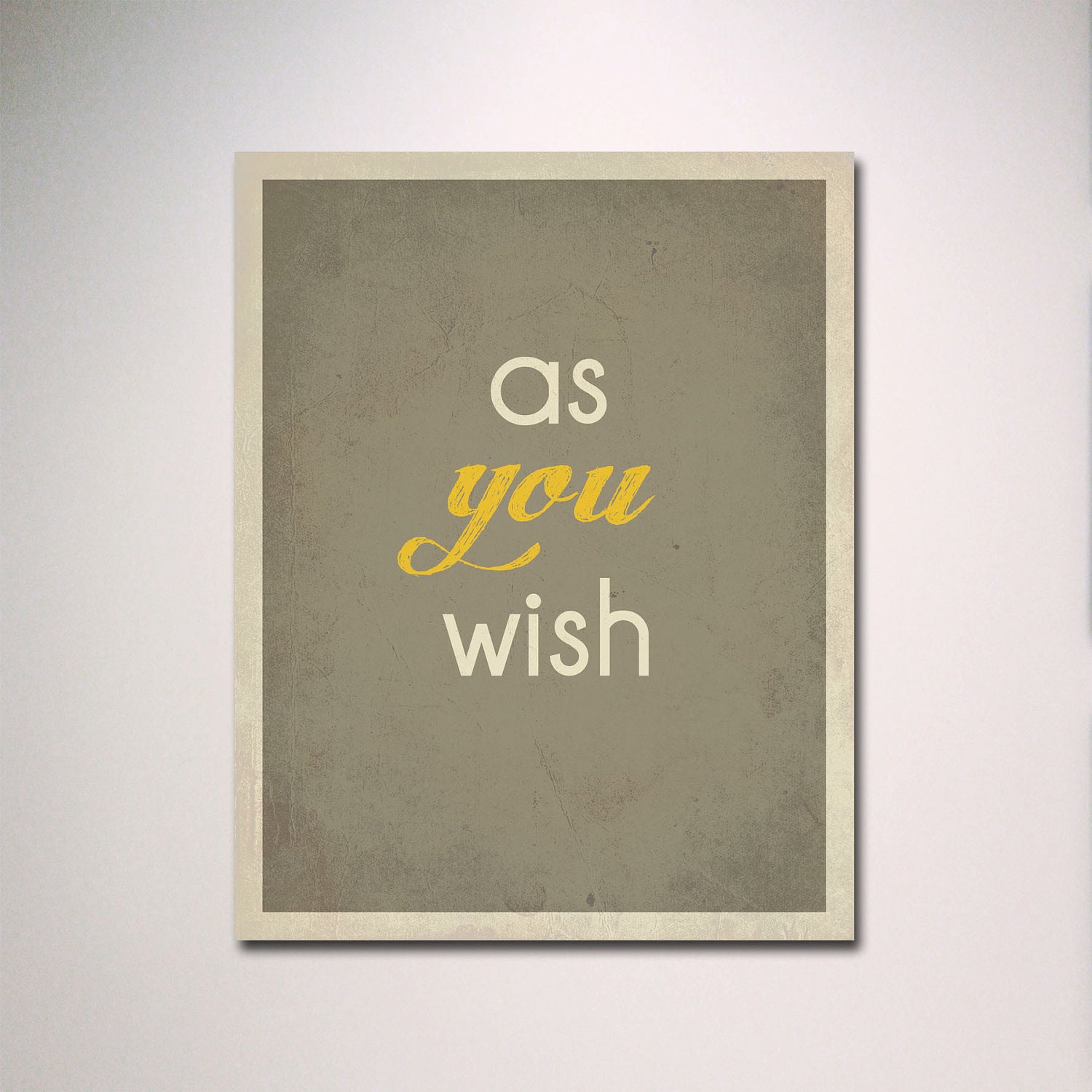 Typography / The Princess Bride Quote / 11" x 14" Poster Print / Movie Quote / Minimalist Wall Art