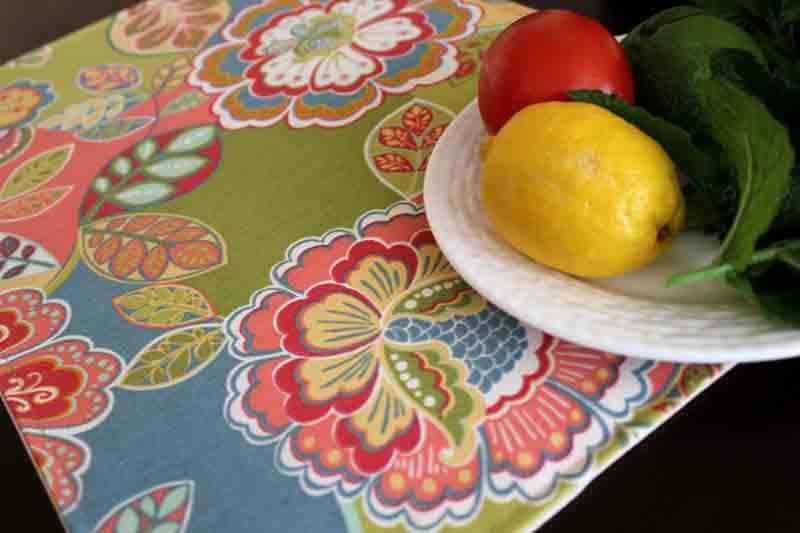 coral placemats