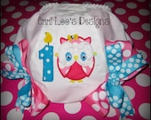 Look Whoooo's One Birthday Baby Bloomers
