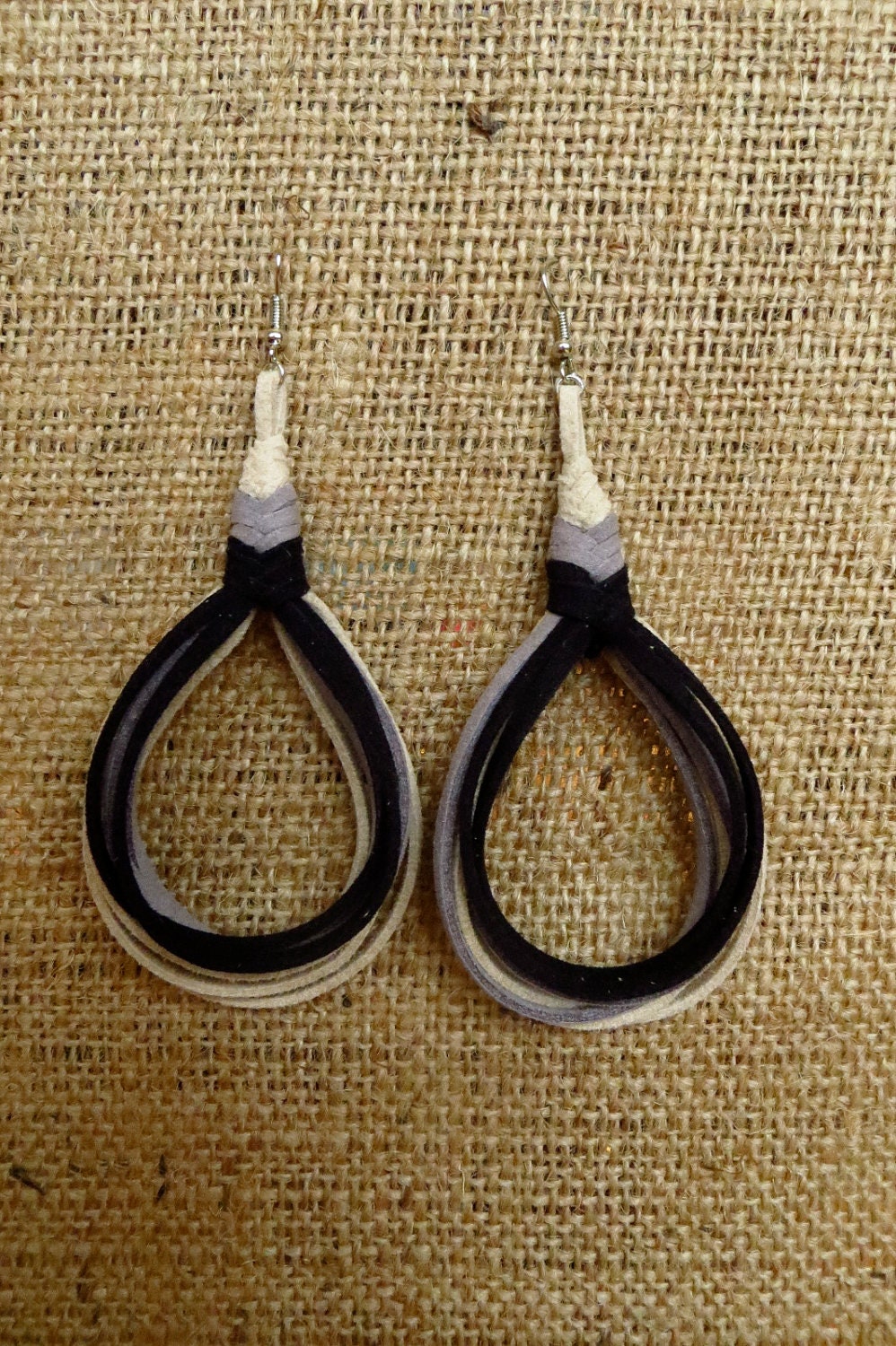 Pipa Knot- Suede Earrings