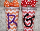 Personalized Football Game Day tumblers