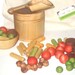 Pasta in a bag set. Play kitchen wooden food.