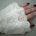 Cream Lace Ruffled Cuffs