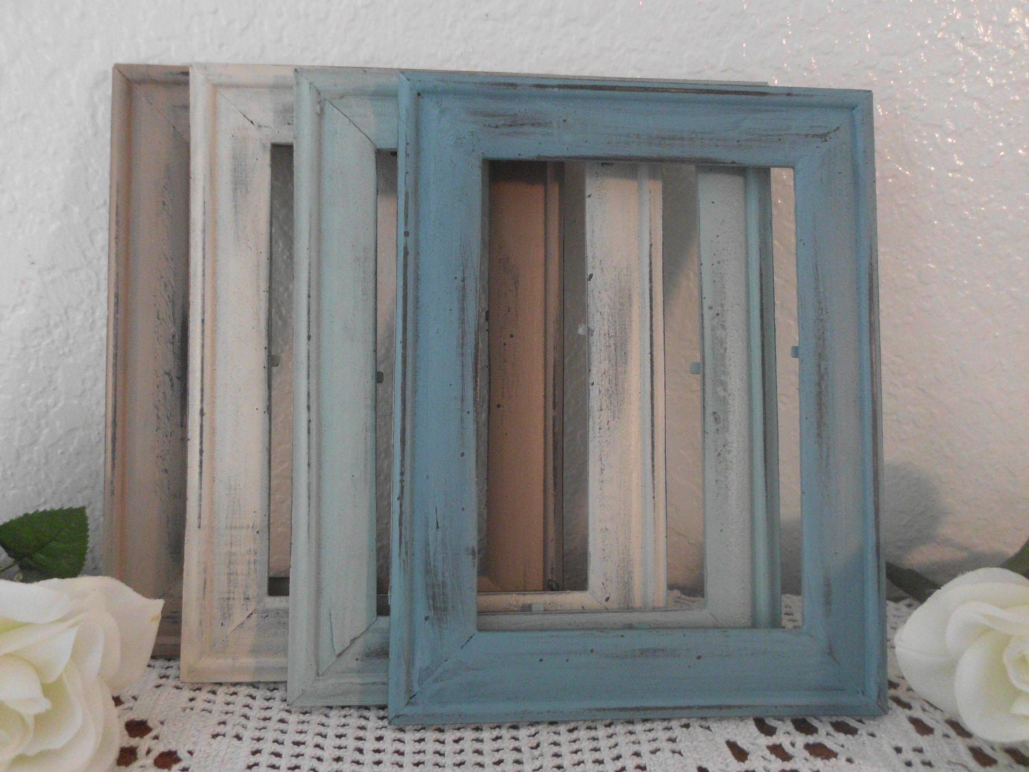 Beach Wedding Frame Rustic Shabby Chic Distressed 5 x 7 Picture Photo Table Number Decoration Cottage Home Decor Birthday Gift For Her Him