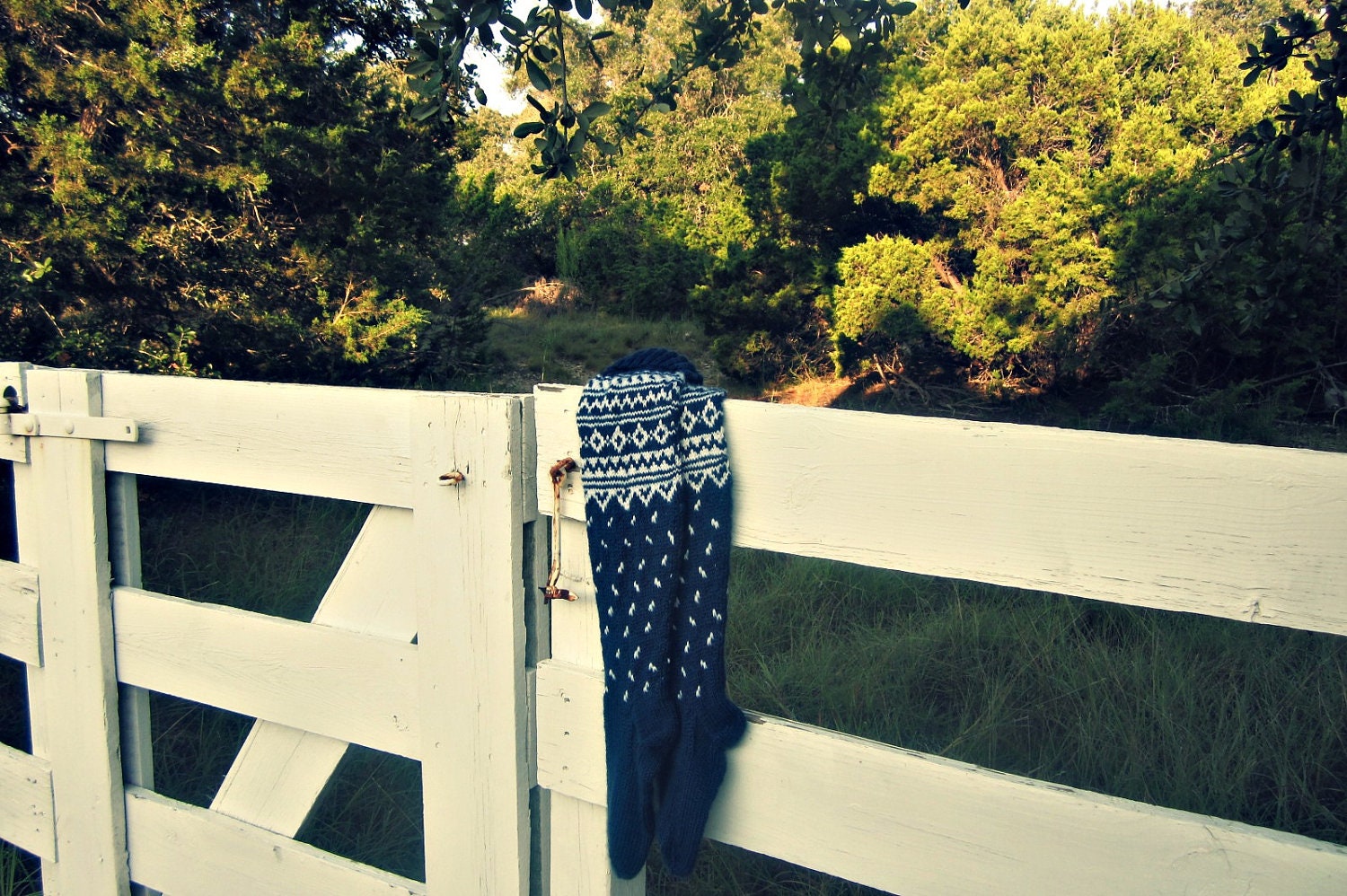 SALE Knee High Boot Socks Hand Knit Norwegian Design You Pick Color