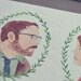 Custom couples portraits / original illustration