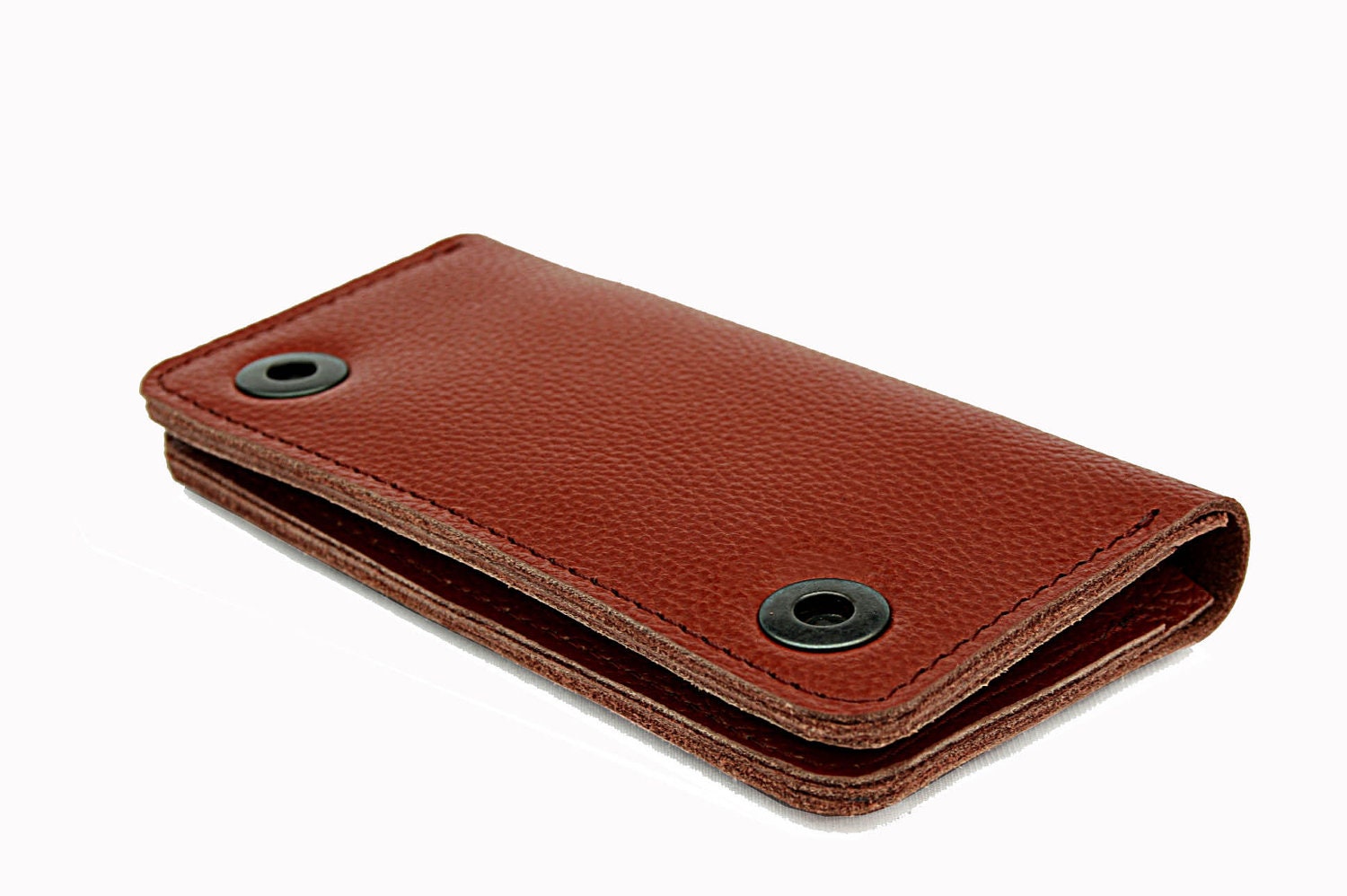 iPhone 5 Wallet Case (Cambie) - Tan Leather