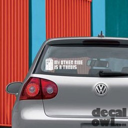 Doctor Who Decal - My Other Ride is a TARDIS, Large