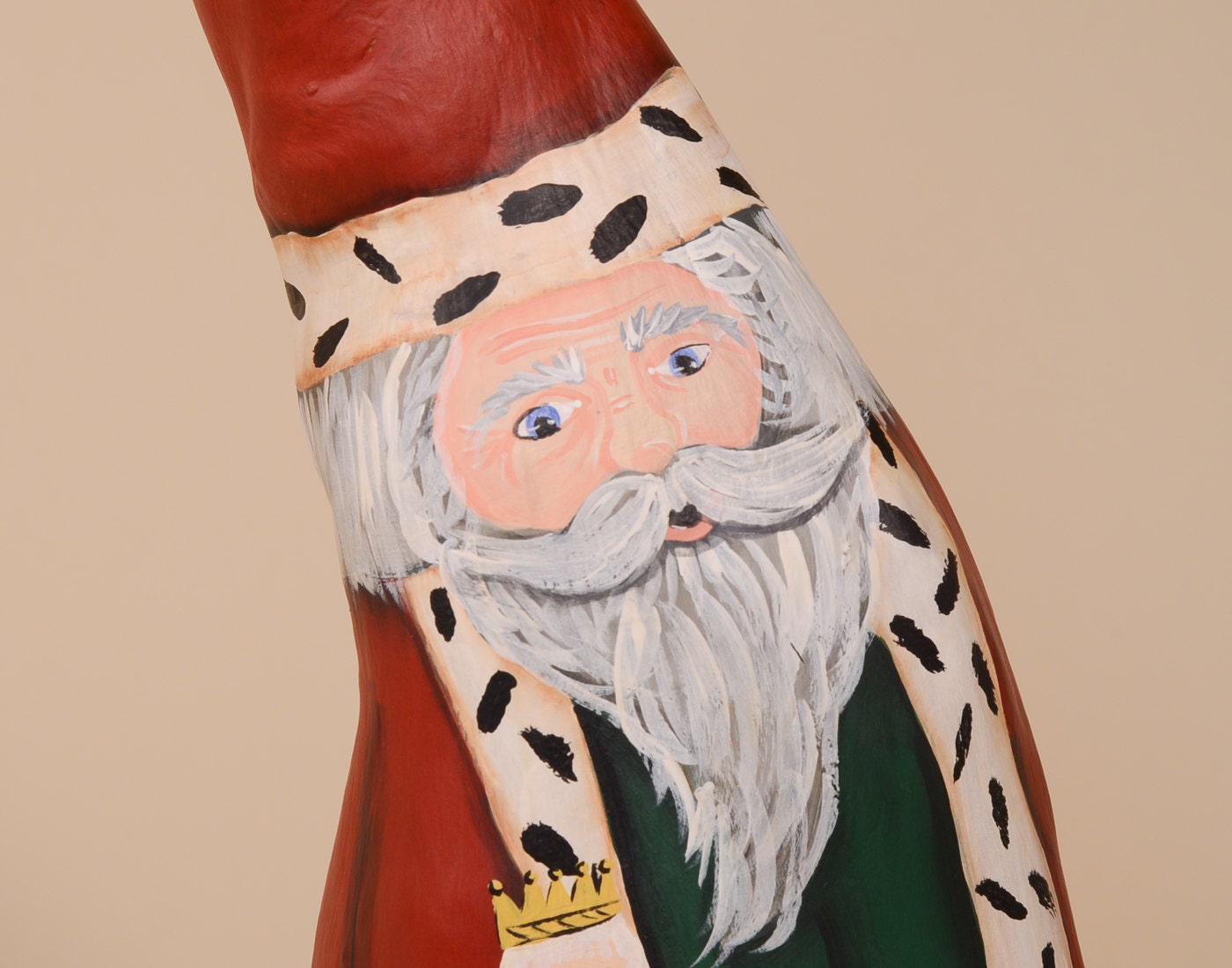Cypress Knee Santa Figurine Nutcracker