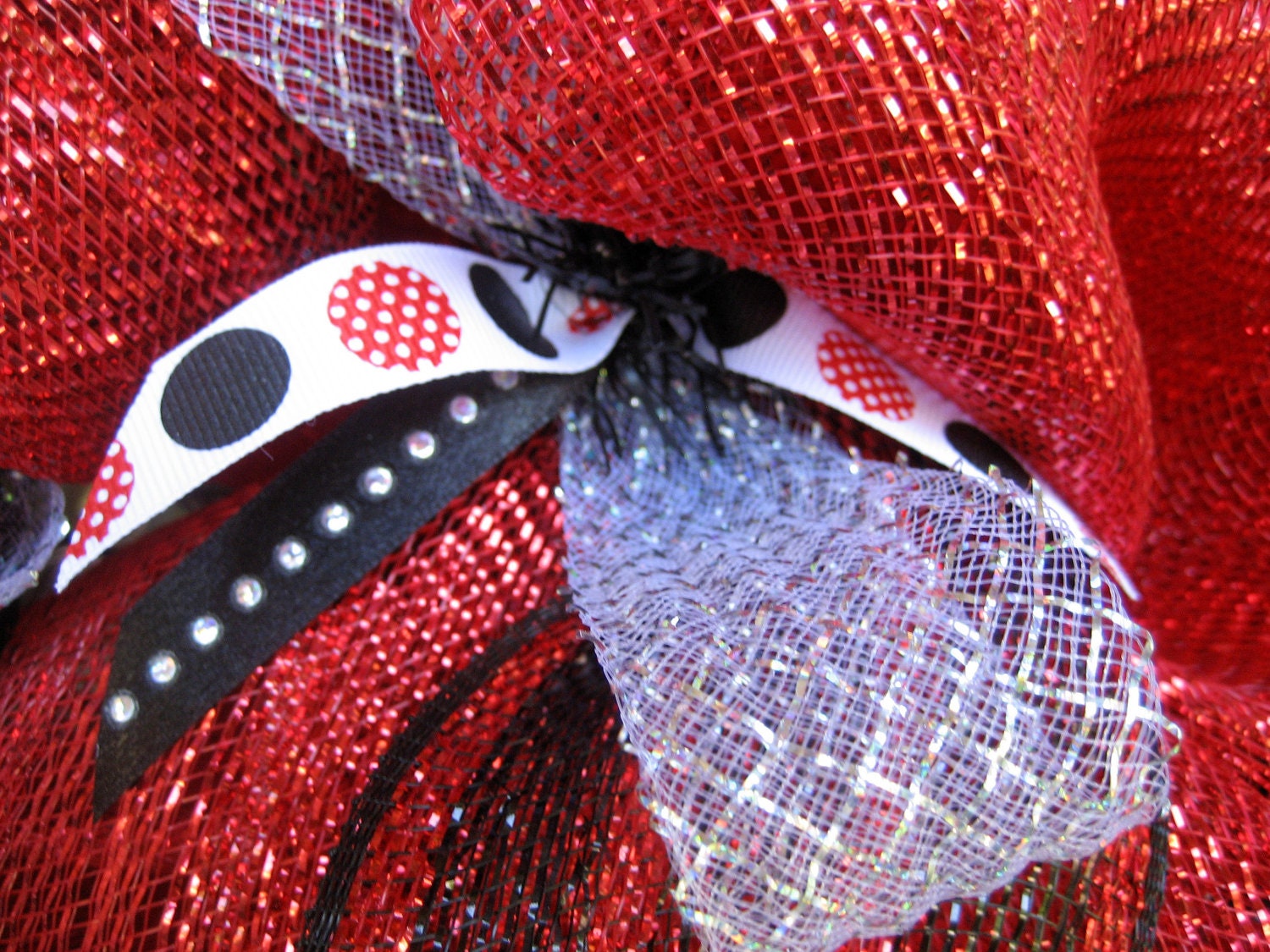 Deco Mesh TEXAS TECH WREATH