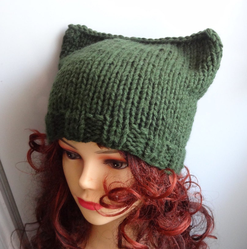 Knitted Cat Hat