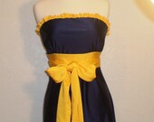 University of Michigan Blue and Maze Gameday dress