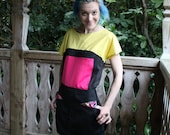 top - colour block Yellow and pink .....SALE....... US size 6