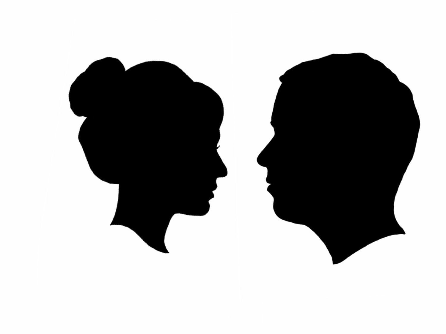 2 Custom Silhouettes - Digital Files Only