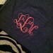 Monogram Pocket Tees , NEW COLORS AVAILABLE, Greek Letter Embroidery Available