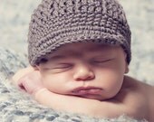 Crochet PATTERN - Newsboy Newsgirl Beanie Crochet Hat Pattern - Instant Download PDF 108 - Newborn to Adult - Photo Prop Pattern