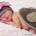Crochet PATTERN -Newborn Hat and Shell Little Turtle Photo Prop Set Pattern - Instant Download PDF 160 - Photography Prop Pattern