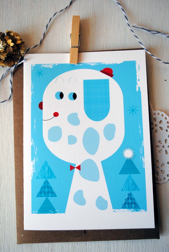 Dog Holiday Card