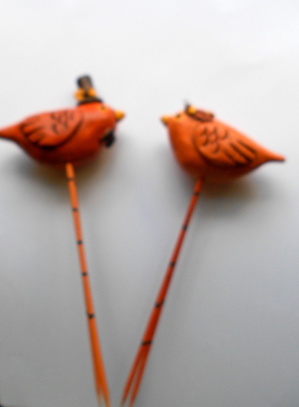 Pumpkin Spice Fall Birds in Love Wedding cake topper