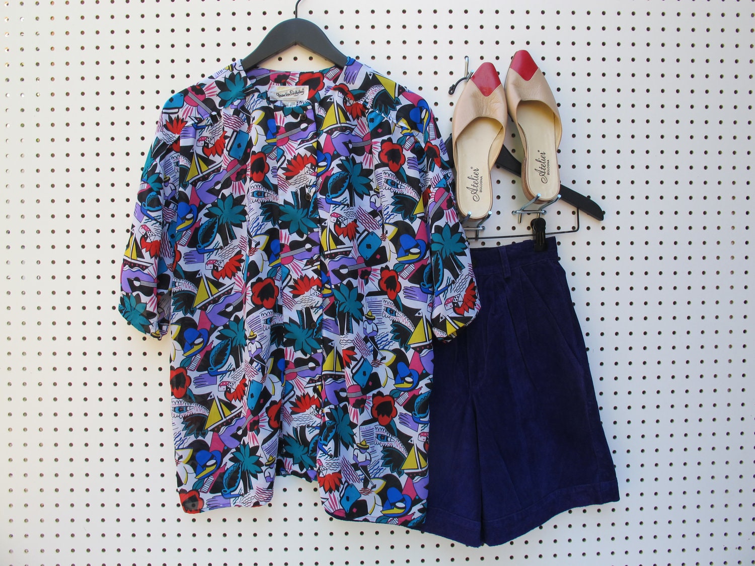 vintage / DIANE VON FURSTENBERG / vegas print