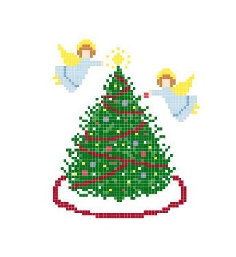 Cross Stitch Kit - Christmas Angels