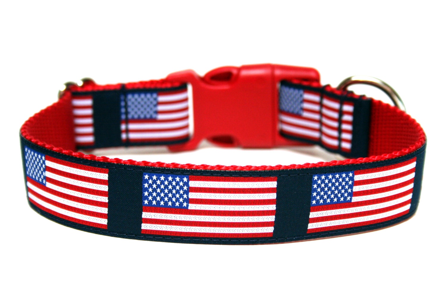 Patriotic Dog Collar 1" American Dog Collar