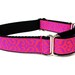 Martingale Dog Collar Pink and Purple matching flower available
