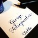 WEDDING PLACECARD CALLIGRAPHY in Vigny Style
