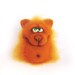 Needle Felted Toy- Red Fox. Orange. Holiday gift. Gift under 50