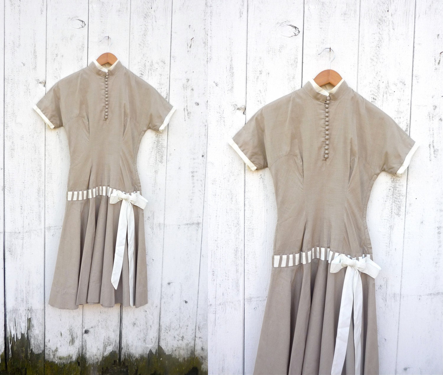 1930s dress / vintage 30s dress / Skipping Stones dress