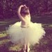 Flower Girl Tutu Dress Crochet Bodice Champagne Ivory and Beige Extra Full Special Occasion Dress Infant to Toddler Size 3