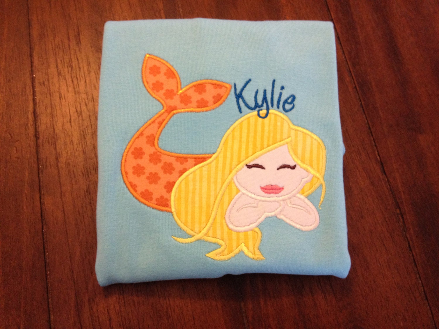 Personalized Mermaid Applique Shirt