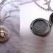 Silver Bee Floral Locket With Bird