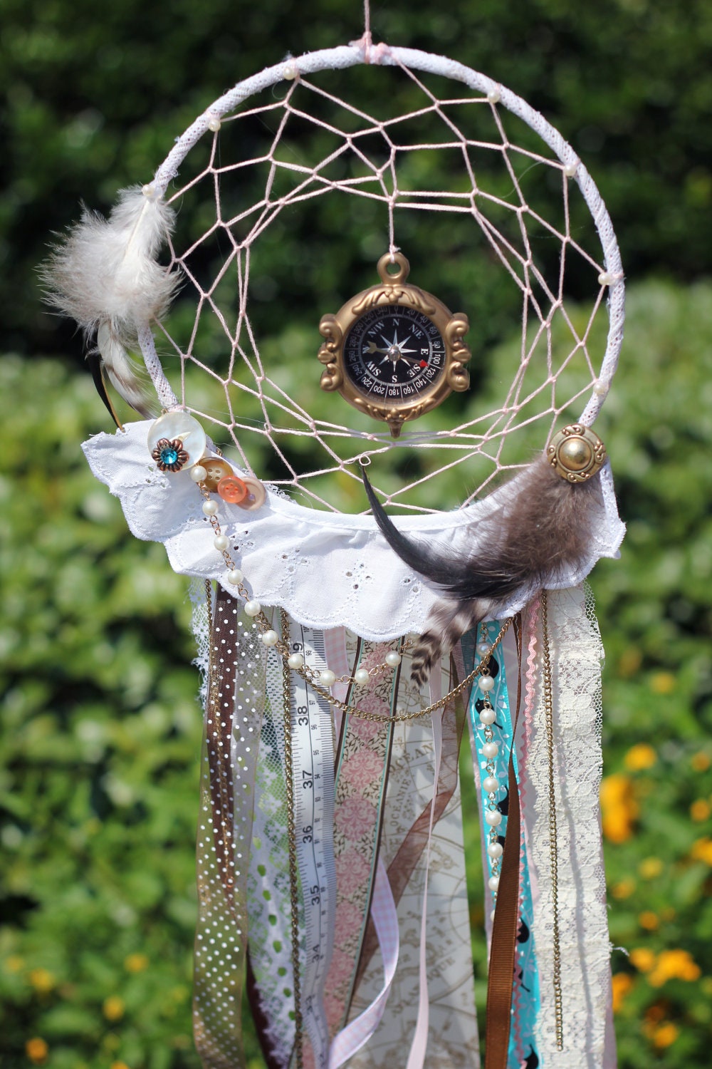 Handmade "The Pearl" Dreamcatcher