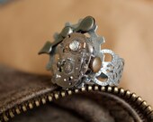 Metal Watch-movement Steampunk Ring