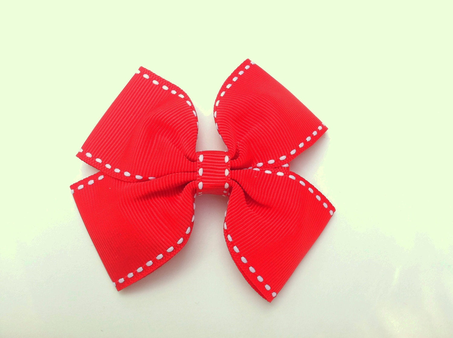 Red Hair Bow with clip